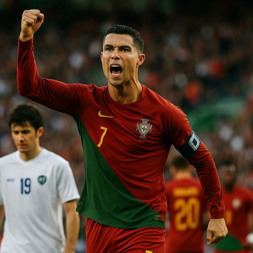 Cristiano Ronaldo brilha com dois gols e Portugal vence Uzbequistão por 5 a 0