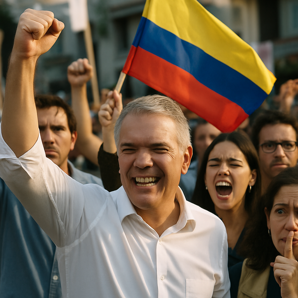 Direita conquista presidência na Colômbia em disputa acirrada