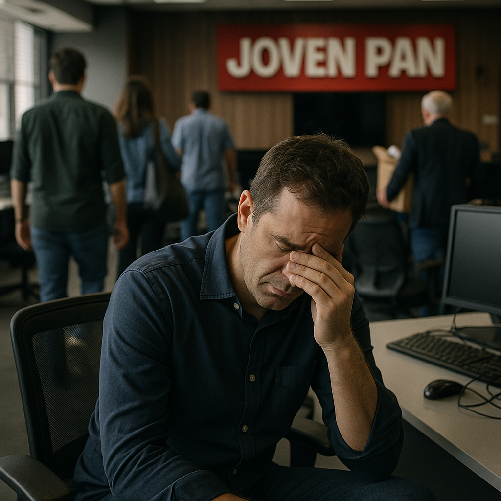 Jovem Pan enfrenta crise e perde profissionais-chave antes das eleições