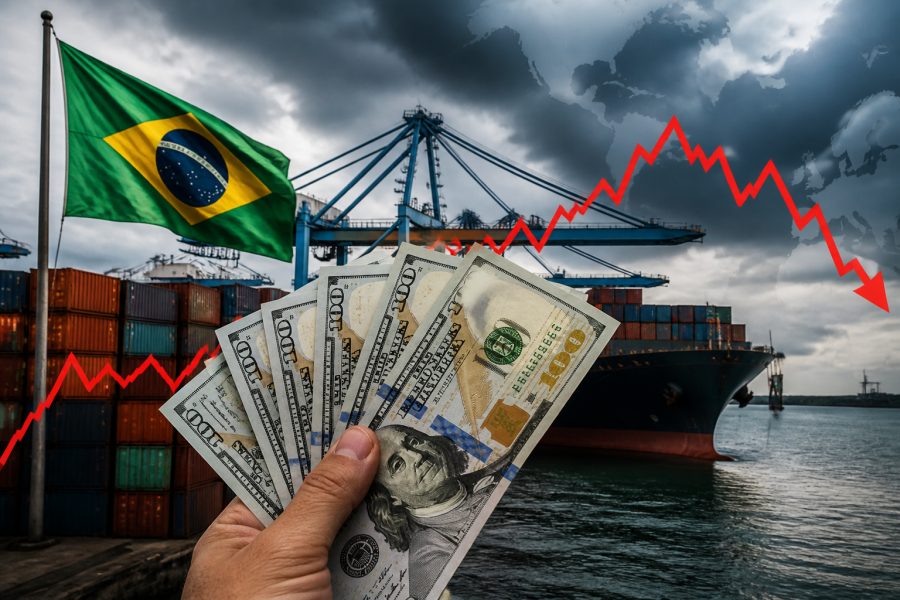 Dólar encosta em R$ 5,10 com tarifaço e tensão global