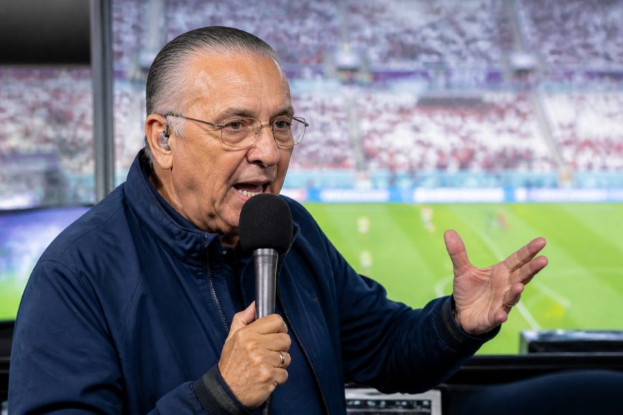 Galvão Bueno narra França x Marrocos ao vivo no SBT nesta quinta