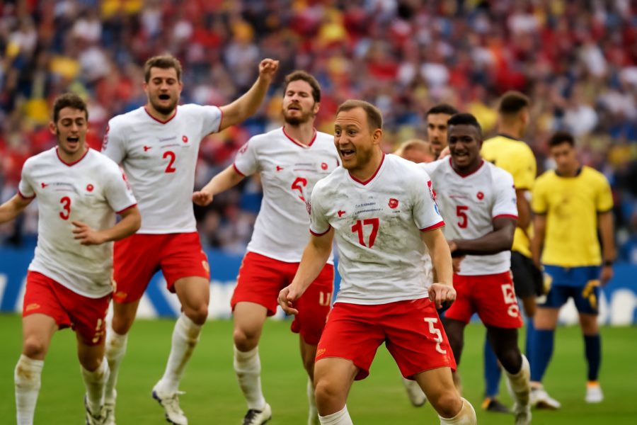 Suíça avança à quartas de final da Copa após 72 anos de espera