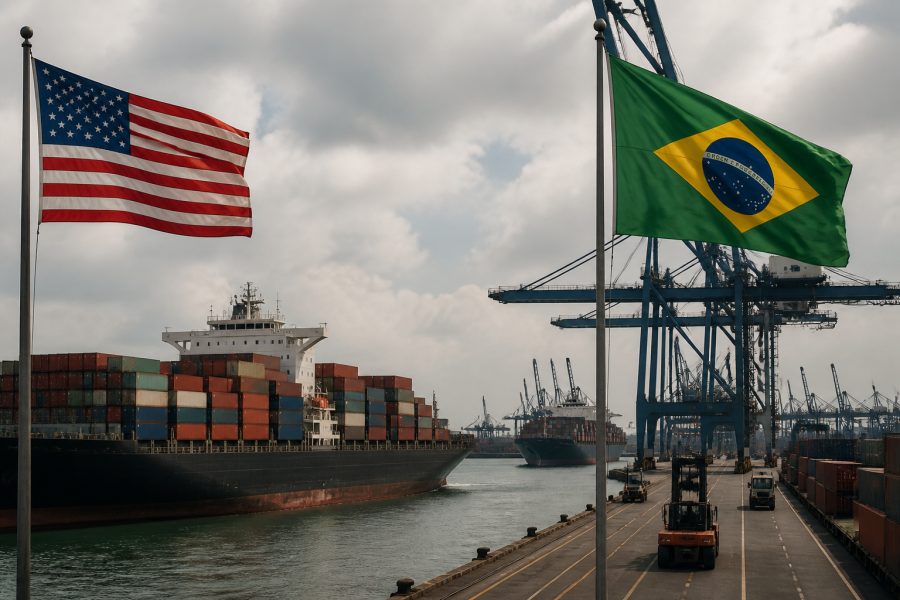 Tarifa de 25% dos EUA sobre produtos brasileiros entra em vigor