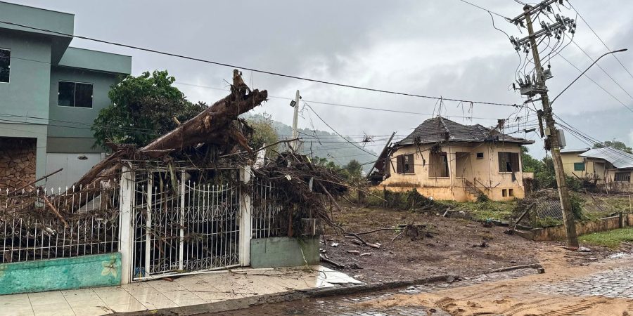 Tempestades severas e inundações ameaçam o Rio Grande do Sul