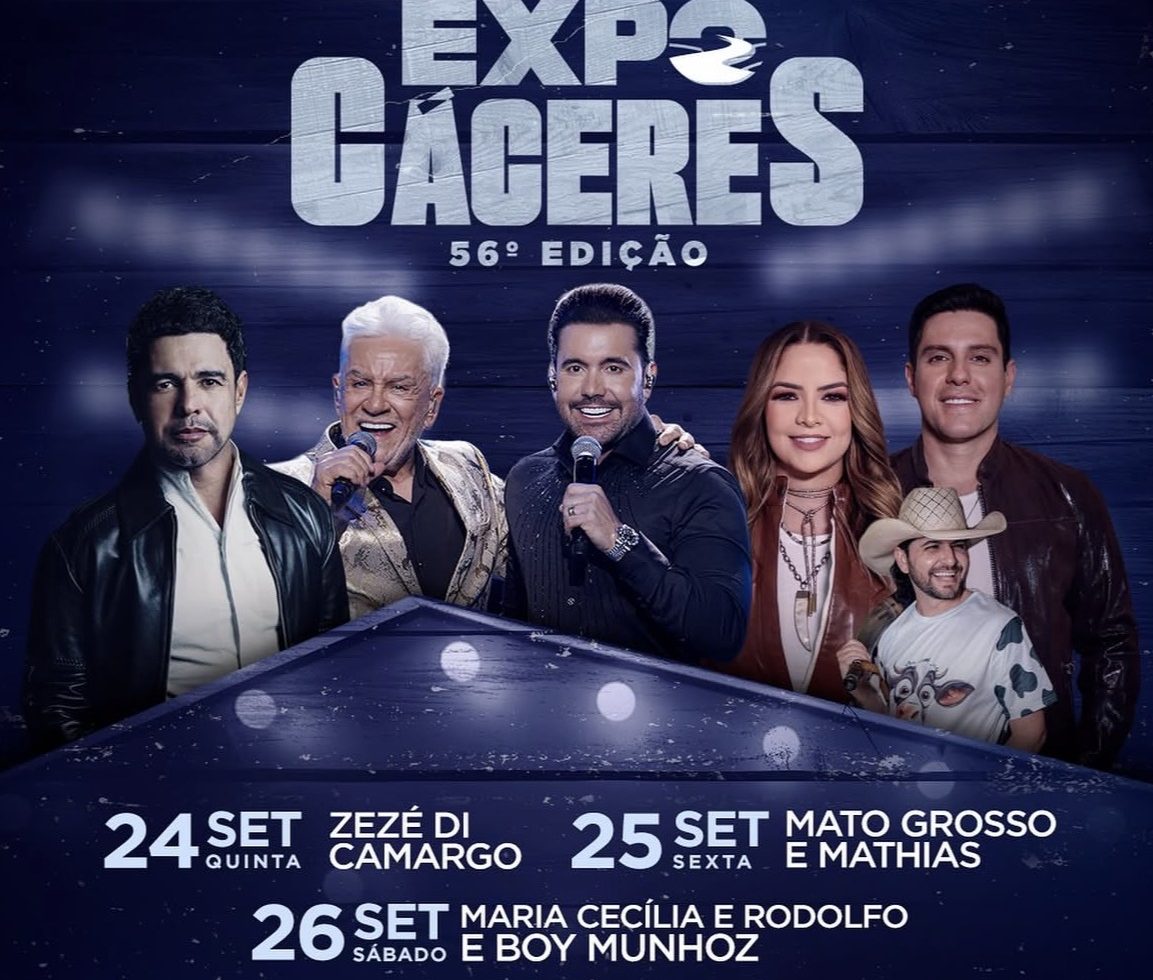 56ª ExpoCáceres confirma atrações e anuncia início das vendas de ingressos