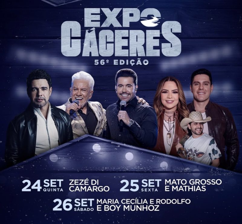 56ª ExpoCáceres confirma atrações e anuncia início das vendas de ingressos
