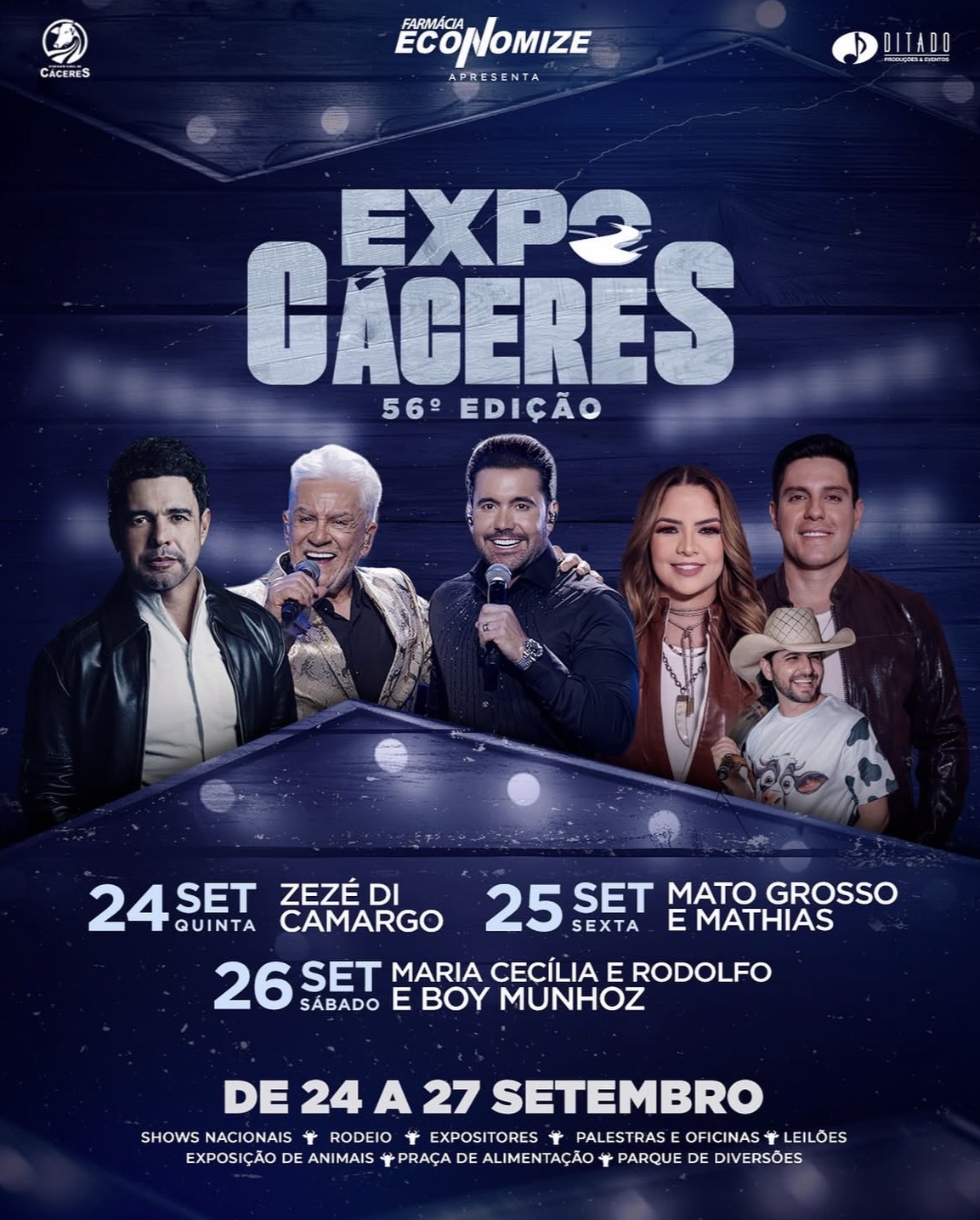 56ª ExpoCáceres confirma atrações e anuncia início das vendas de ingressos
