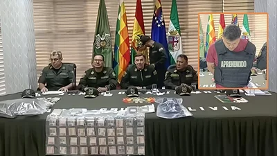 Polícia recupera Bs 42 mil após prender suspeito de assalto a cooperativa em La Guardia