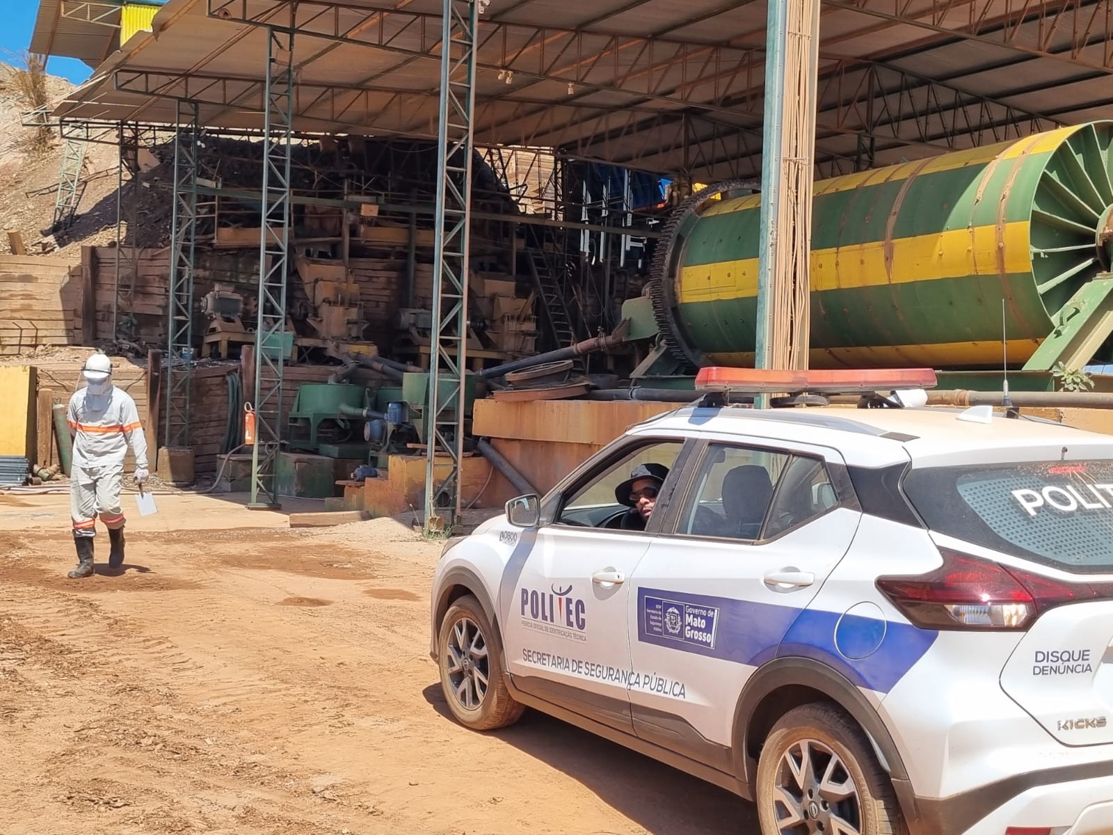 COMBATE AO FURTO DE ENERGIA: Polícia Civil identifica furto de energia elétrica em mineradora de grande porte em Nossa Senhora do Livramento