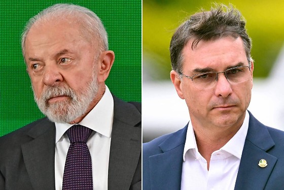 Lula e Flávio Bolsonaro empatam com 41% no 2º turno